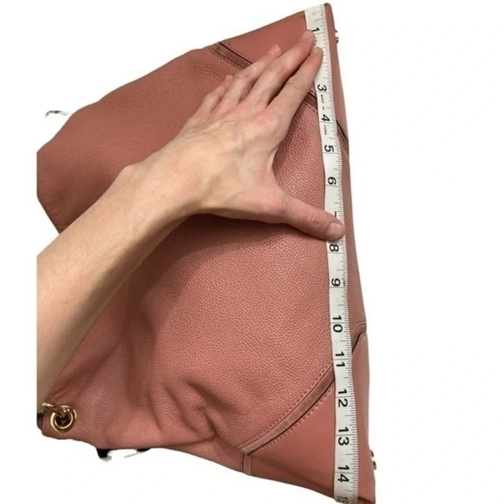 Michael kors pink pebbled leather Nicole bag